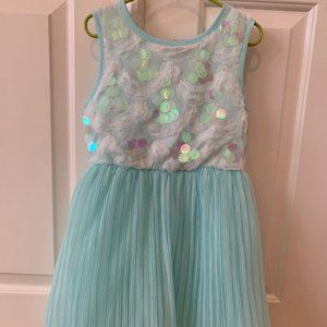 Disney Princess sequined tutu dress - light green color